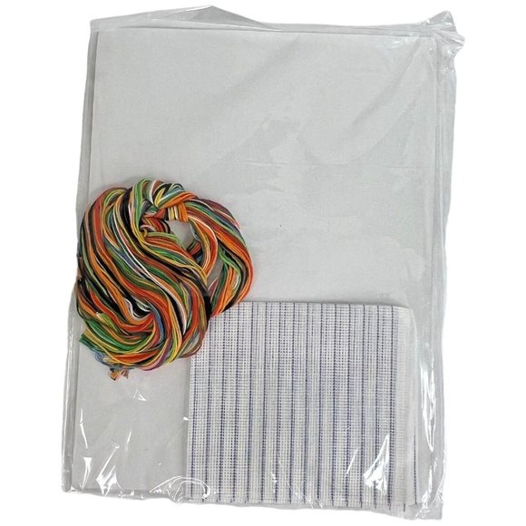 2 New Candamar Designs Cross Stitch Kit Indians and Pumpkins Scarecrow Halloween - Picture 5 of 8